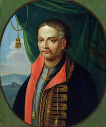 Porträt von Iwan Masepa, Hetman der ukrainischen Kosaken